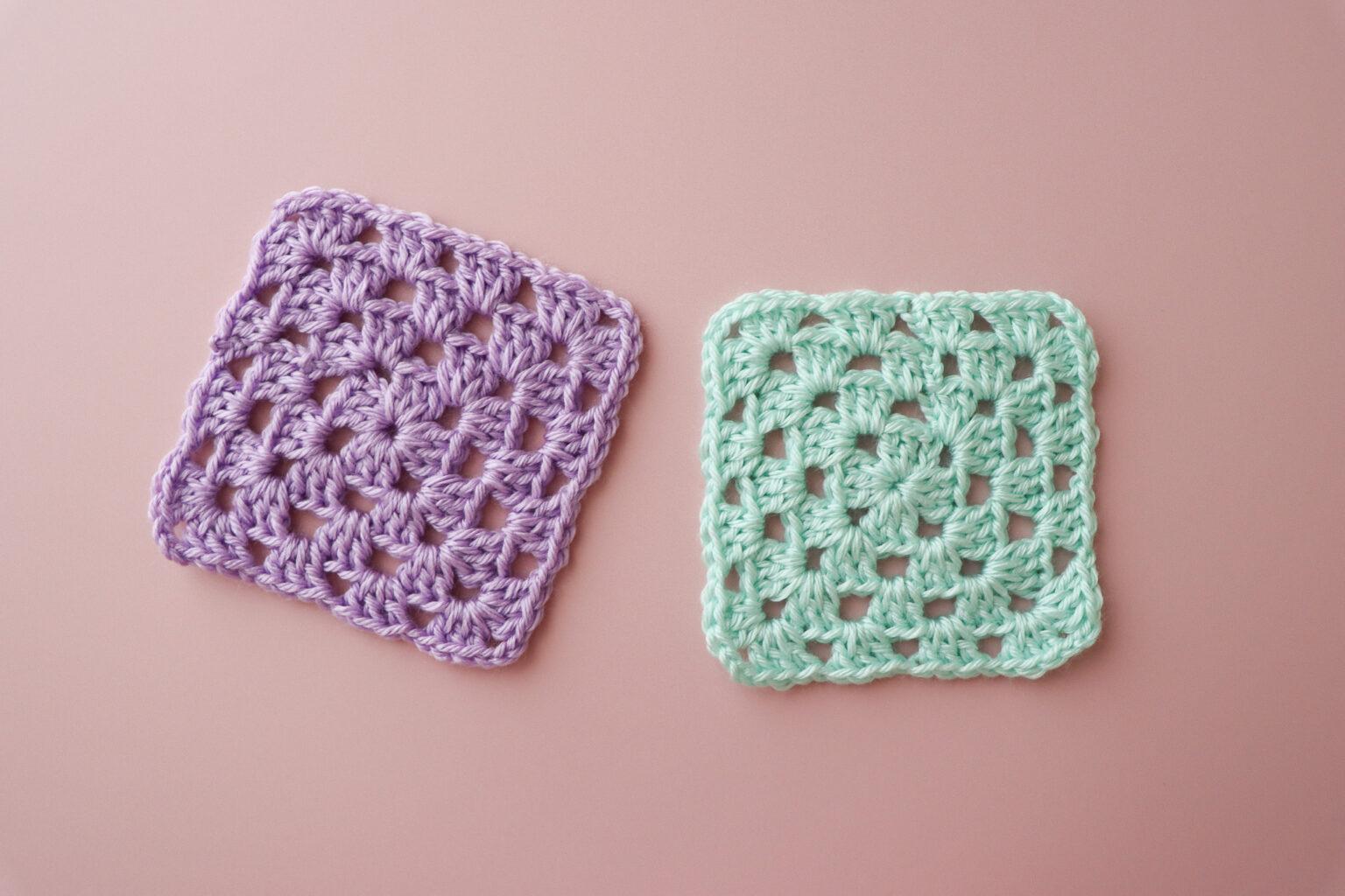 Solid Modern Granny Square